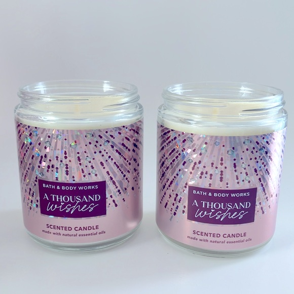 🆕 2 -PACK A THOUSAND WISHES SINGLE WICK CANDLES 🕯️ - Picture 2 of 6